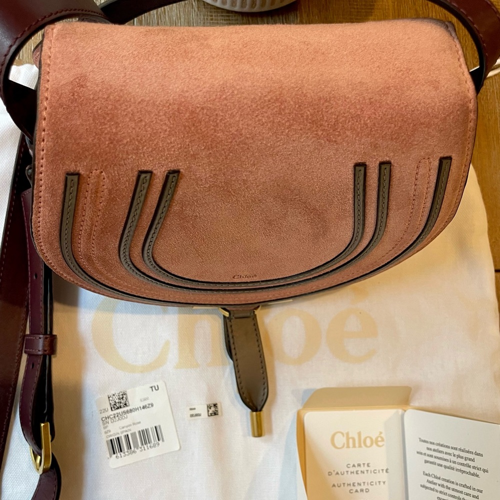 Chloe Marcie Small Saddle Bag
